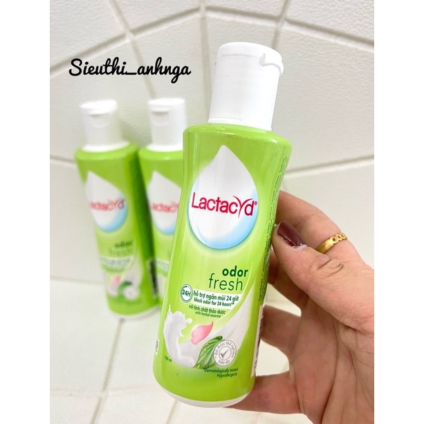 Dung Dịch Vệ Sinh Lactacyd 150ml/250ml Lá Trầu Không&amp; Nước Hoa Hồng