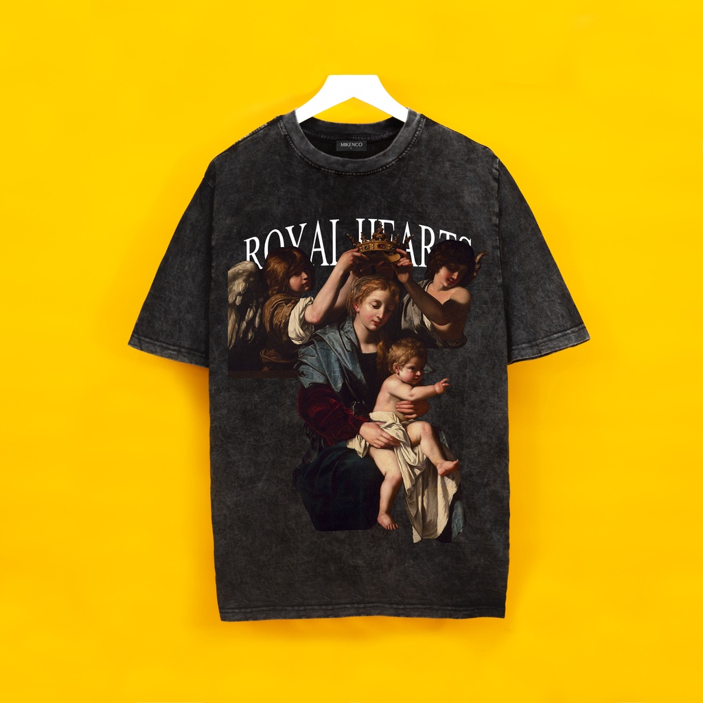 Áo thun tay lỡ MIKENCO Royal áo phông unisex nam nữ from rộng chuẩn chất liệu cotton BrownRabbit Fashion