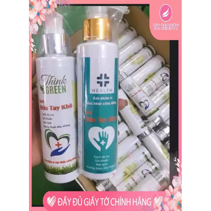 &lt;THẬT 100%&gt; Gel rửa tay khô diệt khuẩn chai lớn