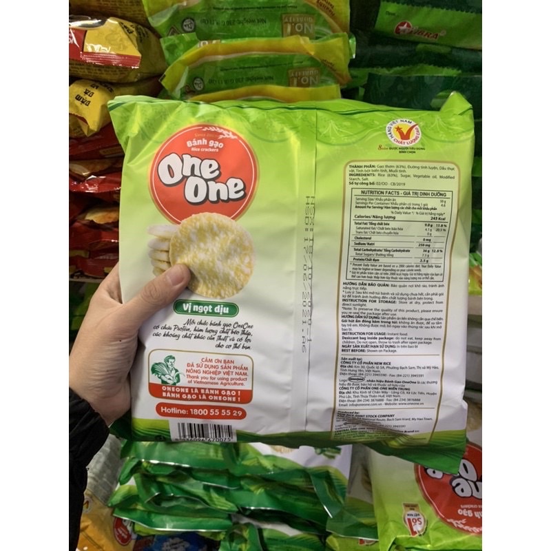 Bánh gạo One One vị ngọt dịu gói to 230g