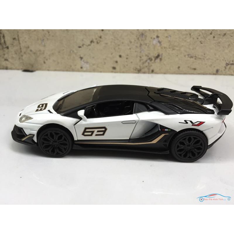 ​Mô hình xe Ô TÔ Lamborghini Aventador SVJ tỷ lệ 1:32