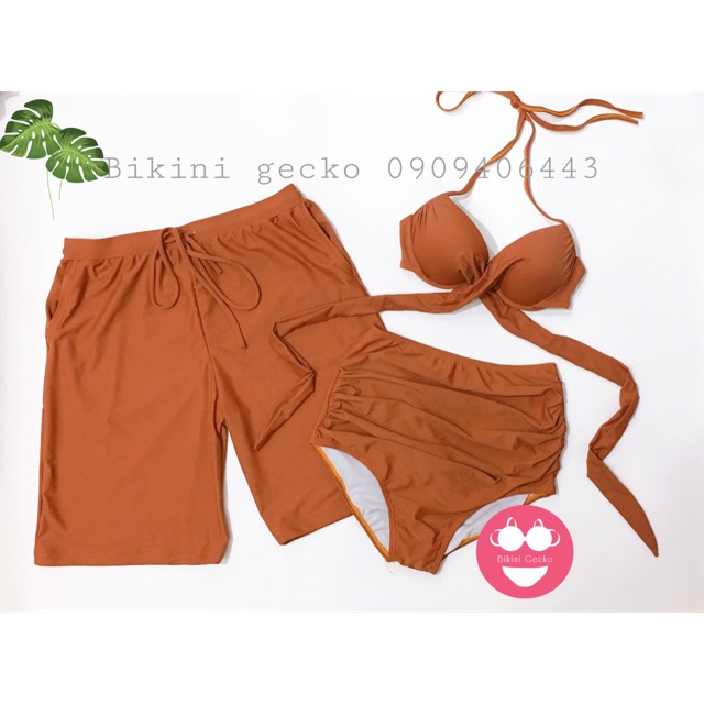 Bikini Set couple cam đất