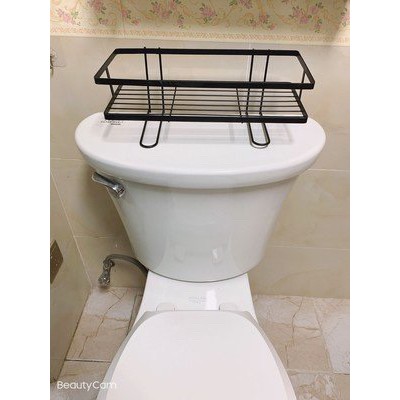 Kệ Giá Để Gọn Đồ Trên Toilet Tiện Lợi Kệ nhà tắm nhà vệ sinh thông minh không cần khoan vít