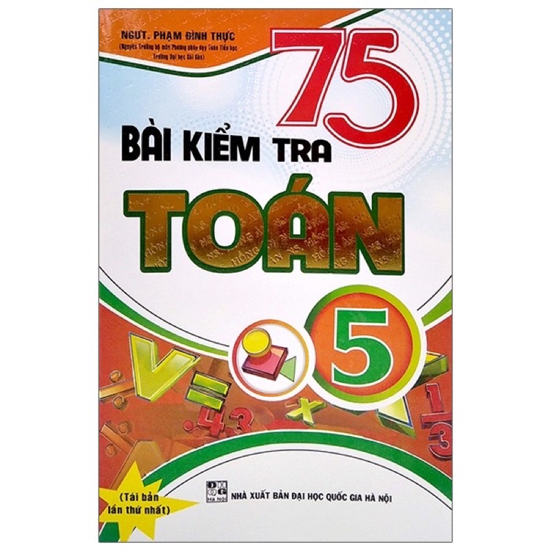 Sách - 75 Bài Kiểm Tra Toán 5