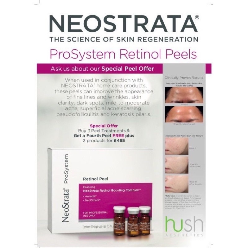 ✅ Neostrata Peel Tái Tạo Da, Giảm Nếp Nhăn Ngăn Ngừa Lão Hóa Prosystem Retinol Peel 1.5ml