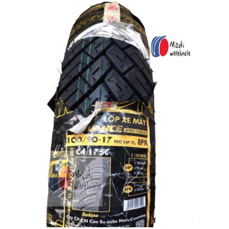 Vỏ  sau Size chuẩn 100/90-17 Cho Kawasaki W175, Honda Verza 150