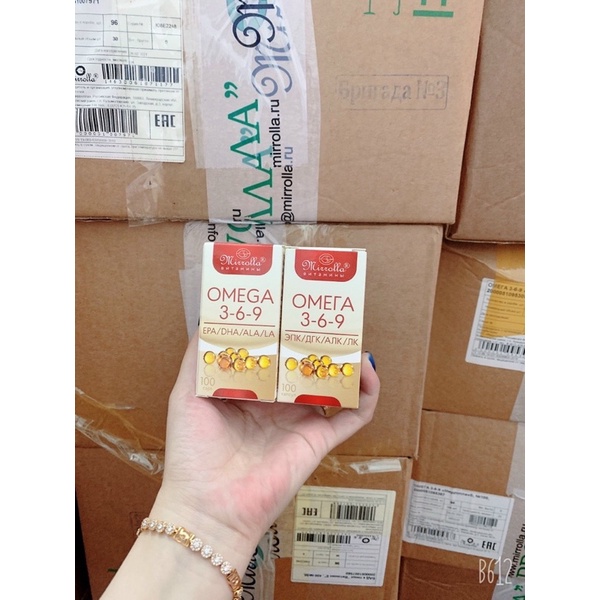 Viên uống omega 3-6-9 Nga