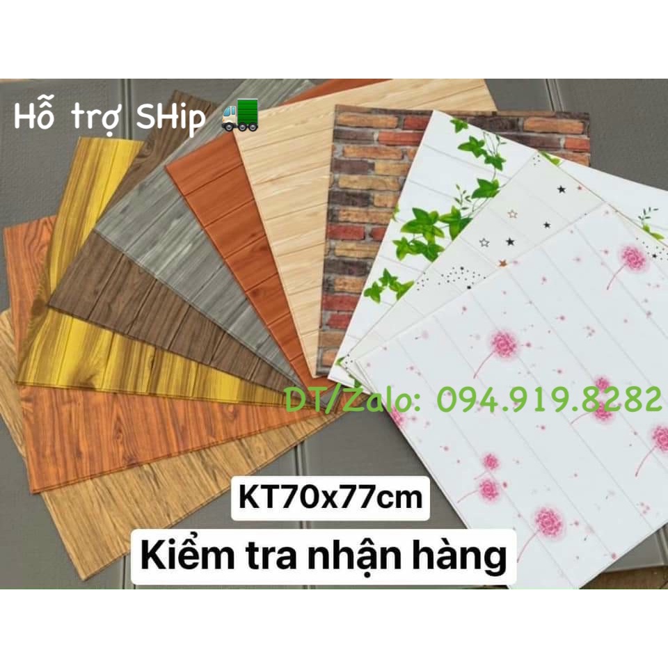 [ LOẠI 1, CÓ SẴN KEO] 🔴 XỐP DÁN TƯỜNG - GIẢ VÂN GỖ SIÊU ĐẸP| KHỔ 70x77 CM | GIÁ RẺ CHẤT LƯỢNG CAO NHẤT THỊ TRƯỜNG | BigBuy360 - bigbuy360.vn