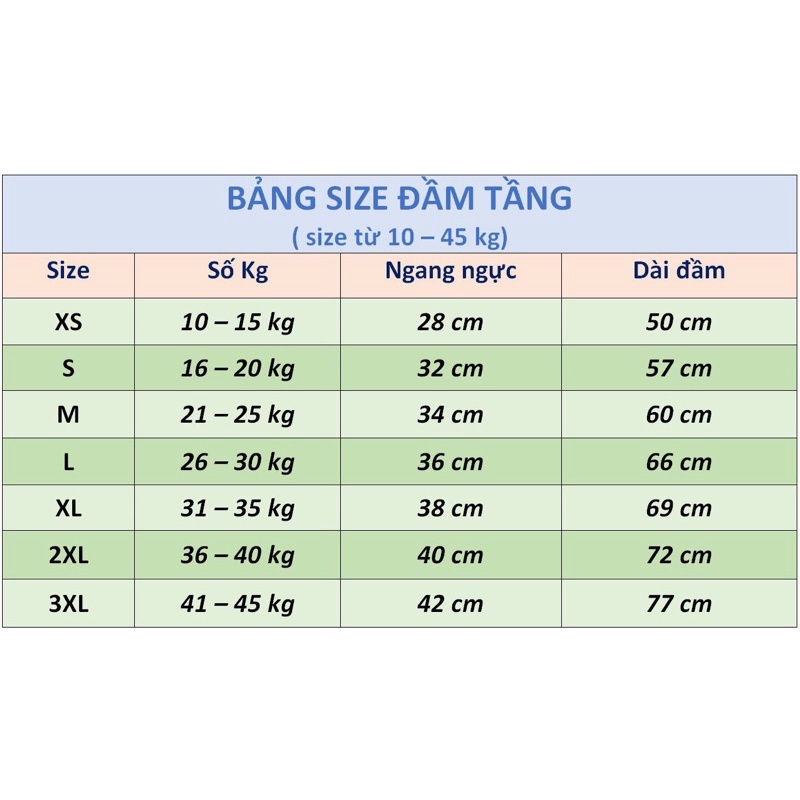 Đầm 3 tầng Chó Cứu Hộ bé gái thun lạnh thái in 3D 12-45kg