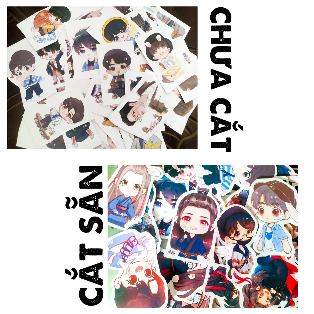 Set sticker Jack/KICM A5 nhiều mẫu