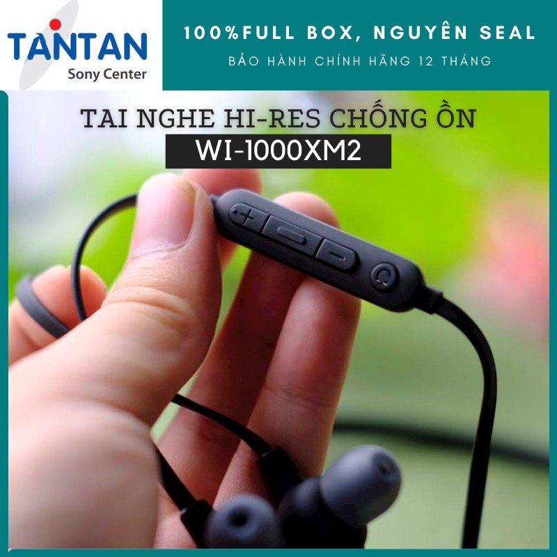 Tai Nghe BLUETOOTH HI-RES CHỐNG ỒN Sony WI-1000XM2 |DSEE HX - HD Noise Cancelling QN1 - Sense Engine - Xuất xứ: Malaysia