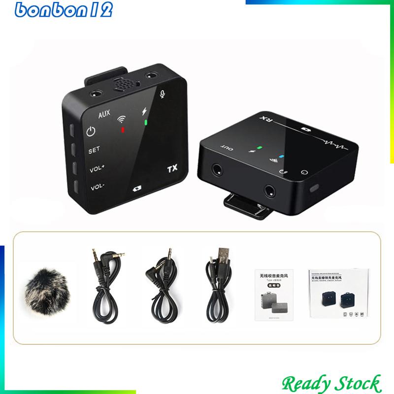 Micro không dây Lavalier với bộ truyền và đầu thu cho điện thoại thông minh