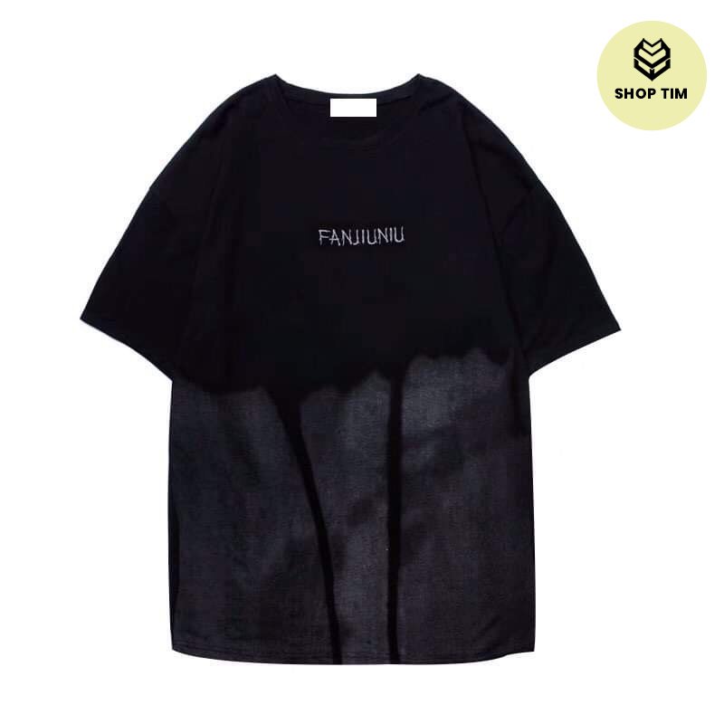 Áo Thun Unisex Vải Cotton 100% TIM FASHION - Áo Phông Tay Lỡ, Form Rộng Nam Nữ 04