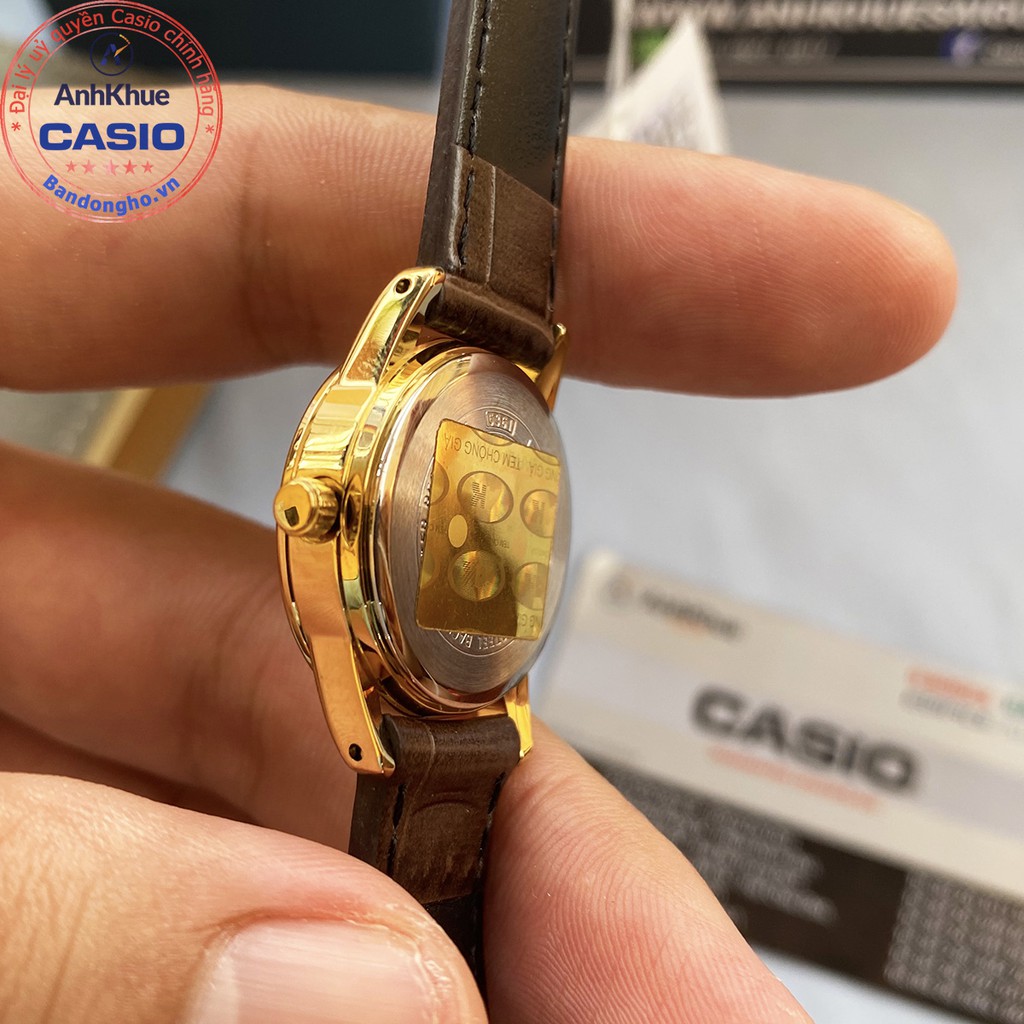 Đồng hồ nữ Casio LTP-V001GL-1B ⌚𝐂𝐀𝐒𝐈𝐎  Đồng hồ Casio LTP-V001GL-1BUDF chính hãng Anh Khuê