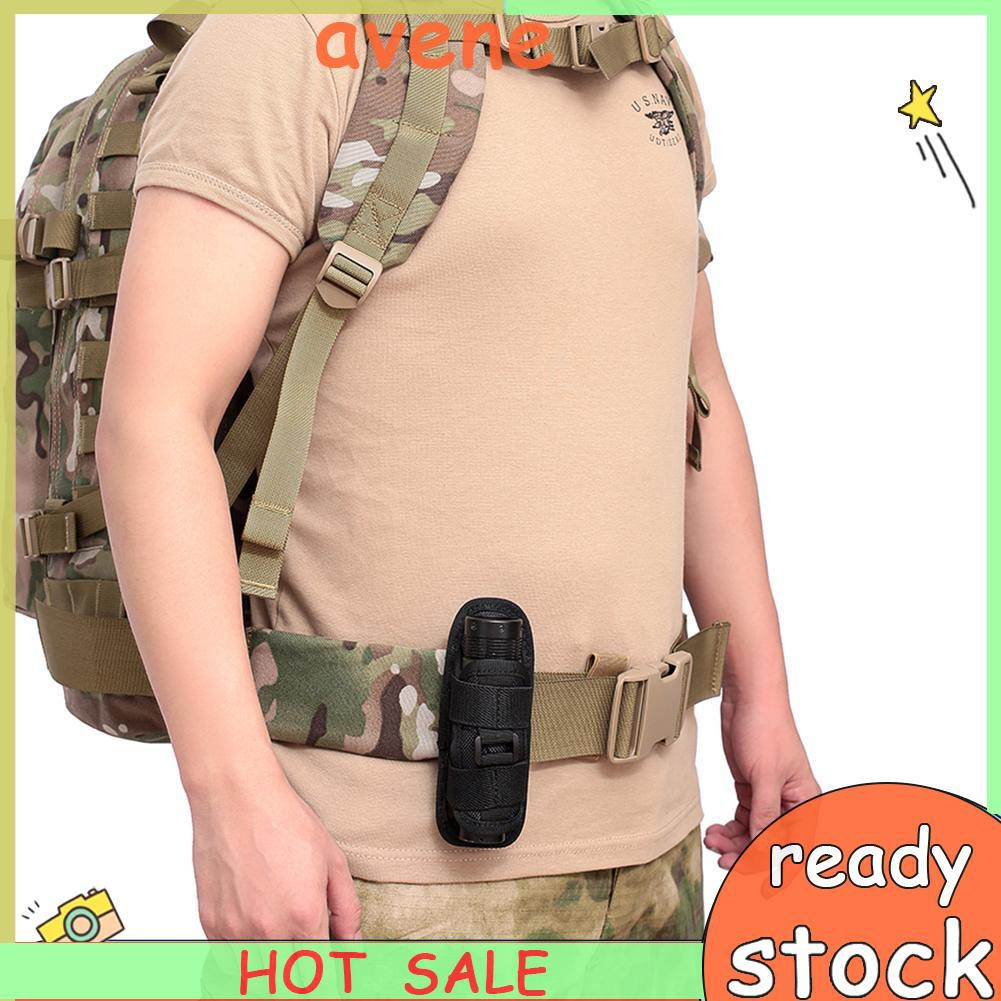 Outdoor Hiking 360 Degree Rotatable Multi-functional Flashlight Waist Bag