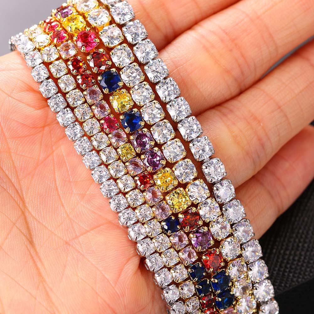 Vòng Cổ Choker Đính Đá Pha Lê Nhiều Màu Sắc Xinh Xắn Dành Cho Nữ