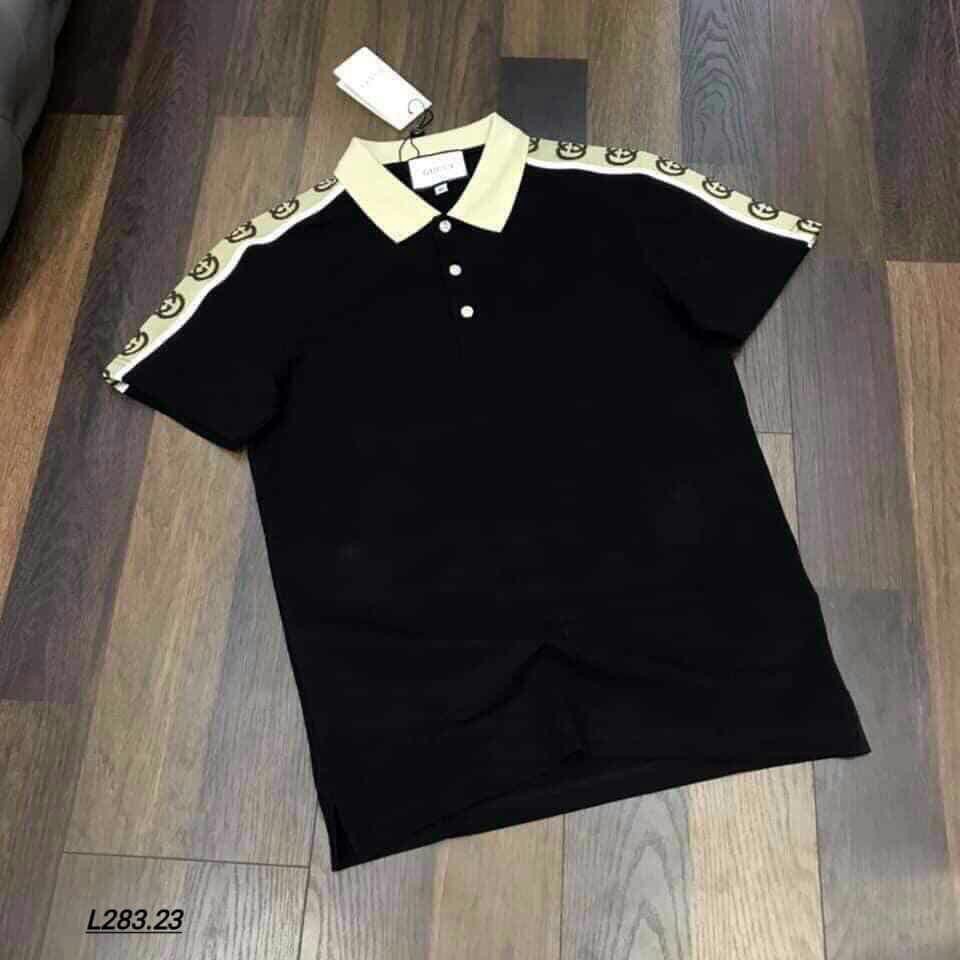 Áo Thun Nam Polo Cổ Bẻ Chạy Dây Vai Phối CG BB6 - | BigBuy360 - bigbuy360.vn