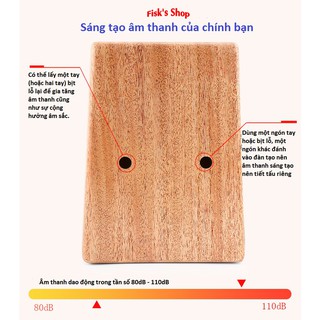Đàn Kalimba 17 mẫu đàn