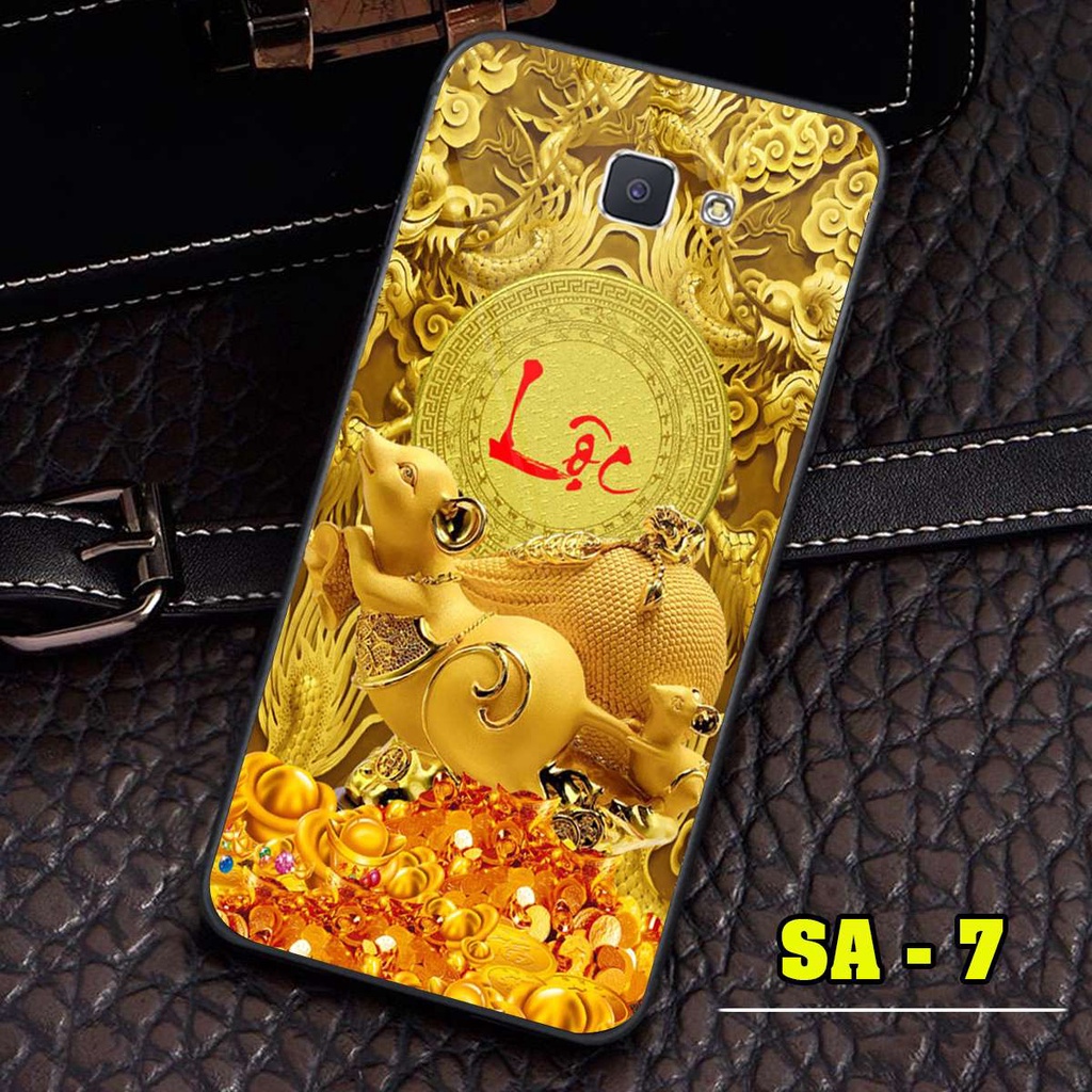 Ốp lưng điện thoại Samsung Galaxy J4 plus - J5 prime - J7 prime in lưng kính bóng sáng hình 12 con giáp