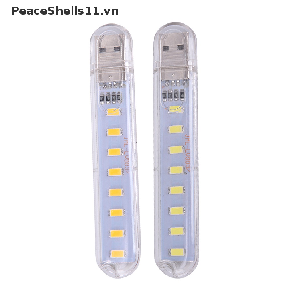 Đèn LED USB 5V 8 Bóng Mini Di Động Tiện Dụng Cho Máy Tính