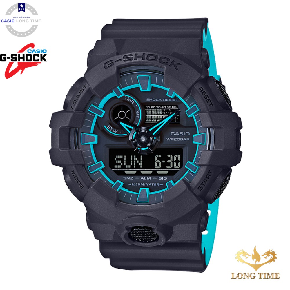 Đồng hồ nam Casio G Shock GA-700SE-1A2DR chính hãng chống nước 200m - Phiên Bản Giới