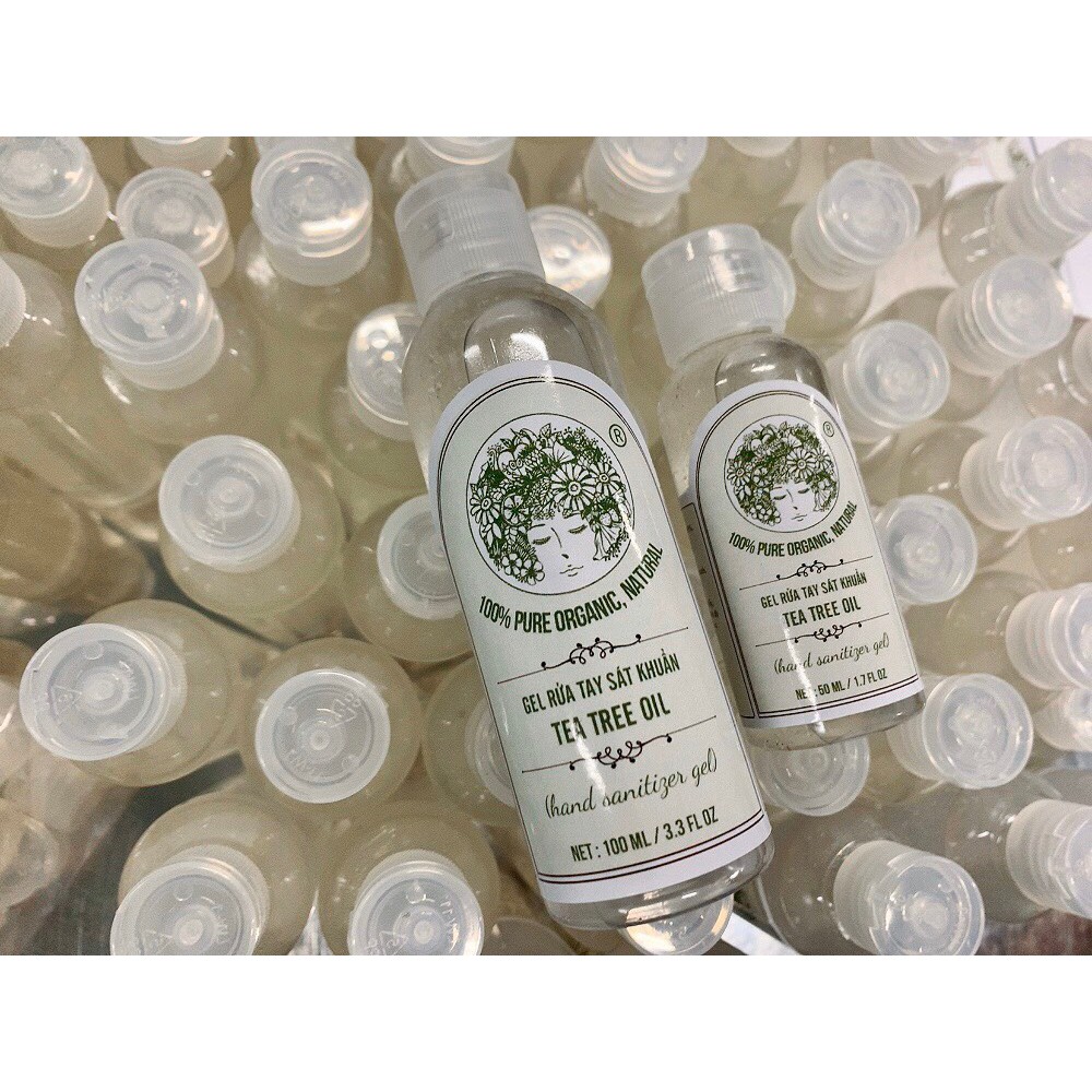 Nước rửa tay khô ORGANIC Tea Tree Oil 100ml - XB005