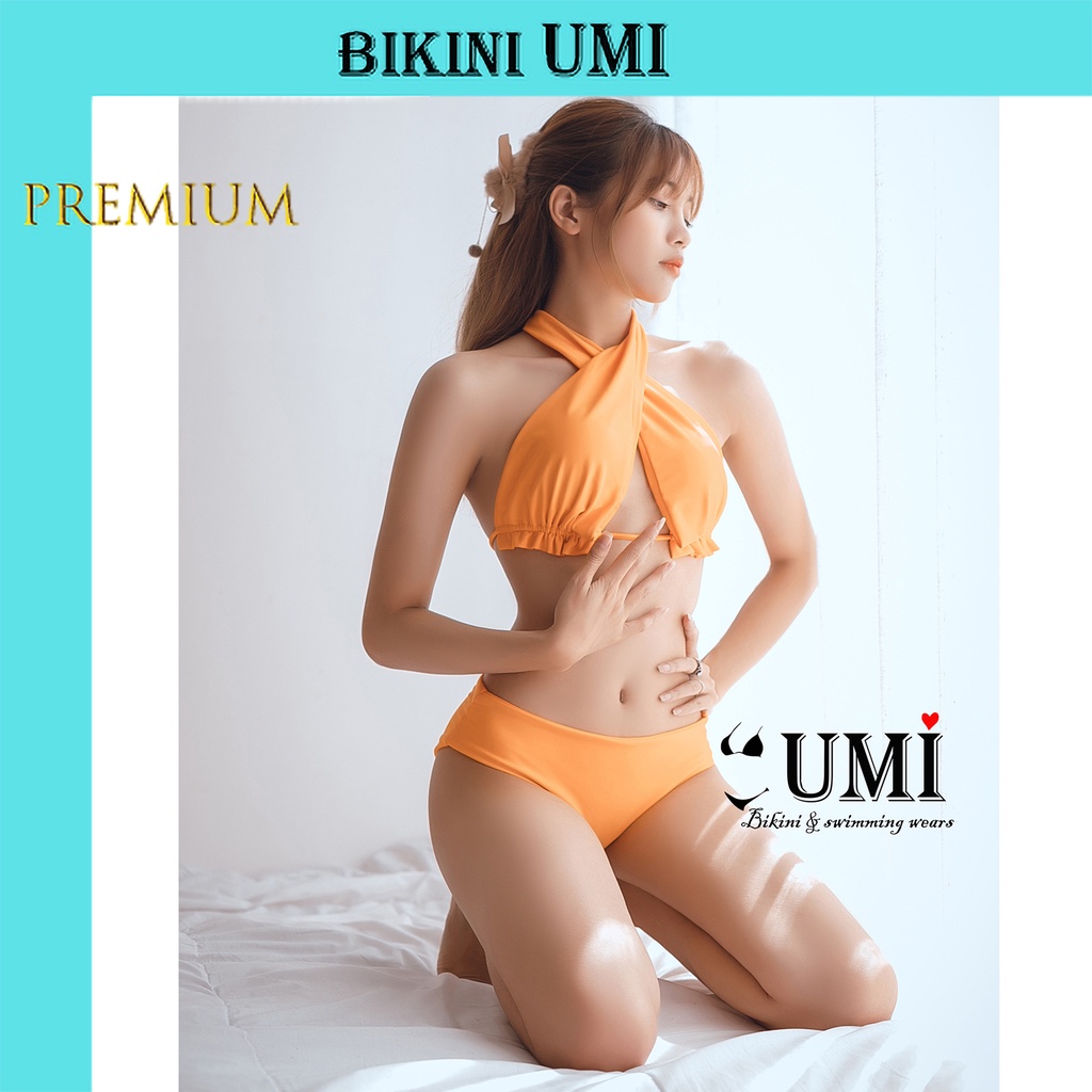 BIKINI 2 MẢNH MÀU CAM CAROT BIKINISTORE