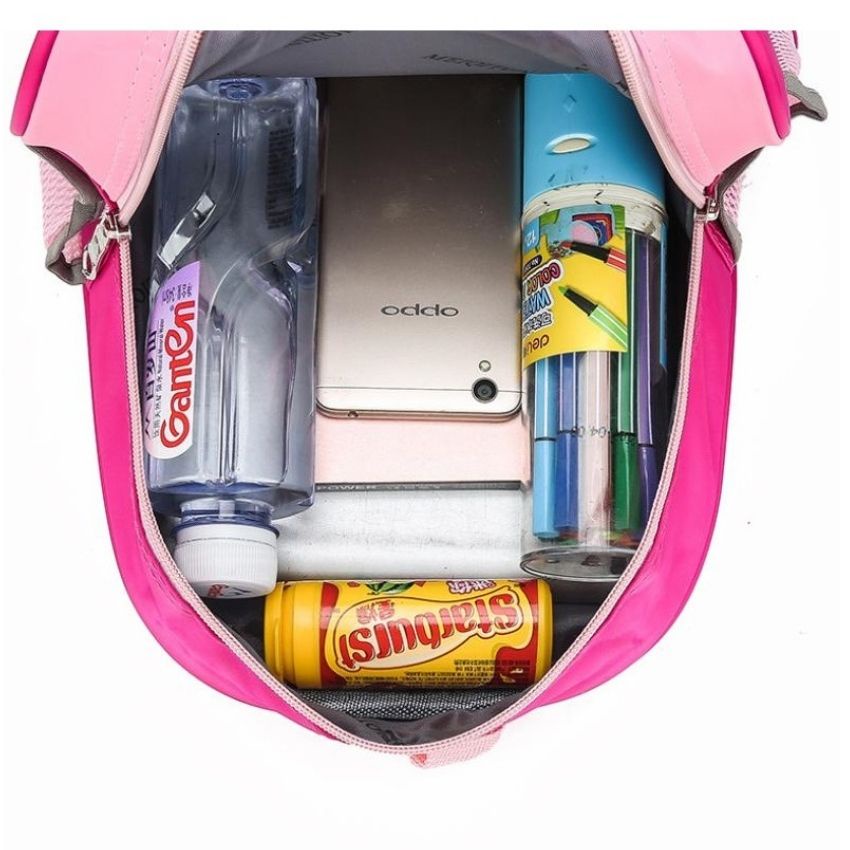 Cặp balo học sinh đi học mầm non mẫu giáo bé trai bé gái in hình elsa, siêu nhân bl002 phù hợp cho bé từ 1 đến 5 tuổi