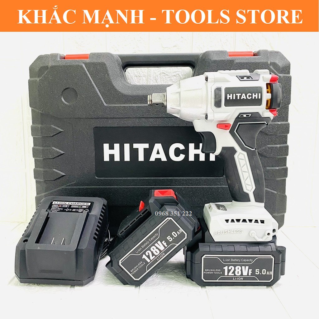 Máy Siết Bulong HITACHI 128V LOẠI CAO CẤP - động cơ không chổi than