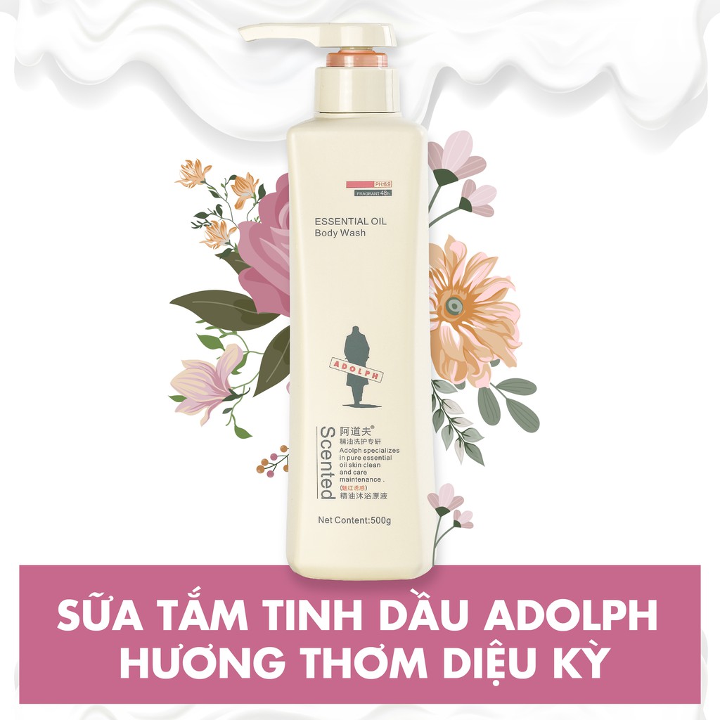 Sữa tắm tinh dầu hương thơm diệu kỳ Adolph