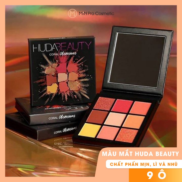 Bảng màu mắt Huda Beauty Obsessions 9 ô