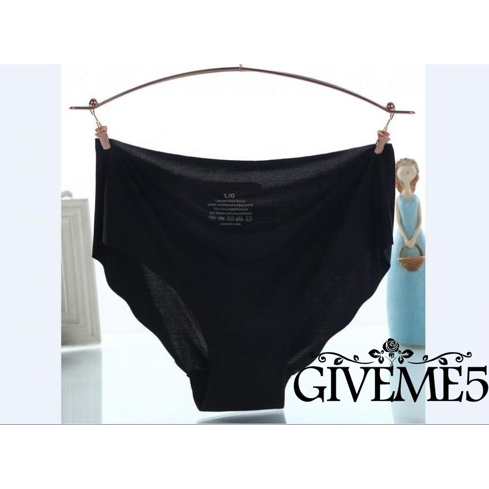 Quần lót màu trơn quyến rũ không đường may cho nữ