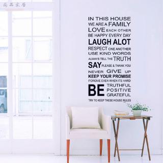 Sticker Dán Tường Hình Châm Ngôn Tiếng Anh