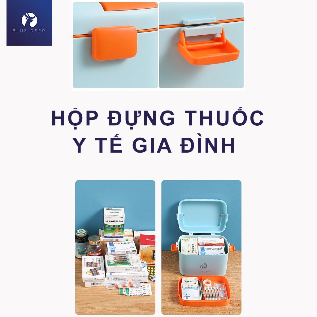 Hộp thuốc gia đình hộp thuốc gia đình - hộp bảo quản thuốc hộp y tế khẩn cấp lớn