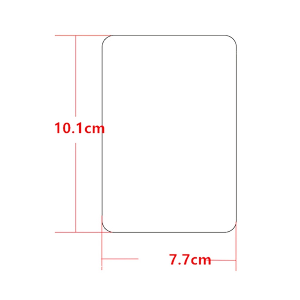 Set 25 Bao Nhựa Đựng Thẻ Trong Suốt Tiện Dụng