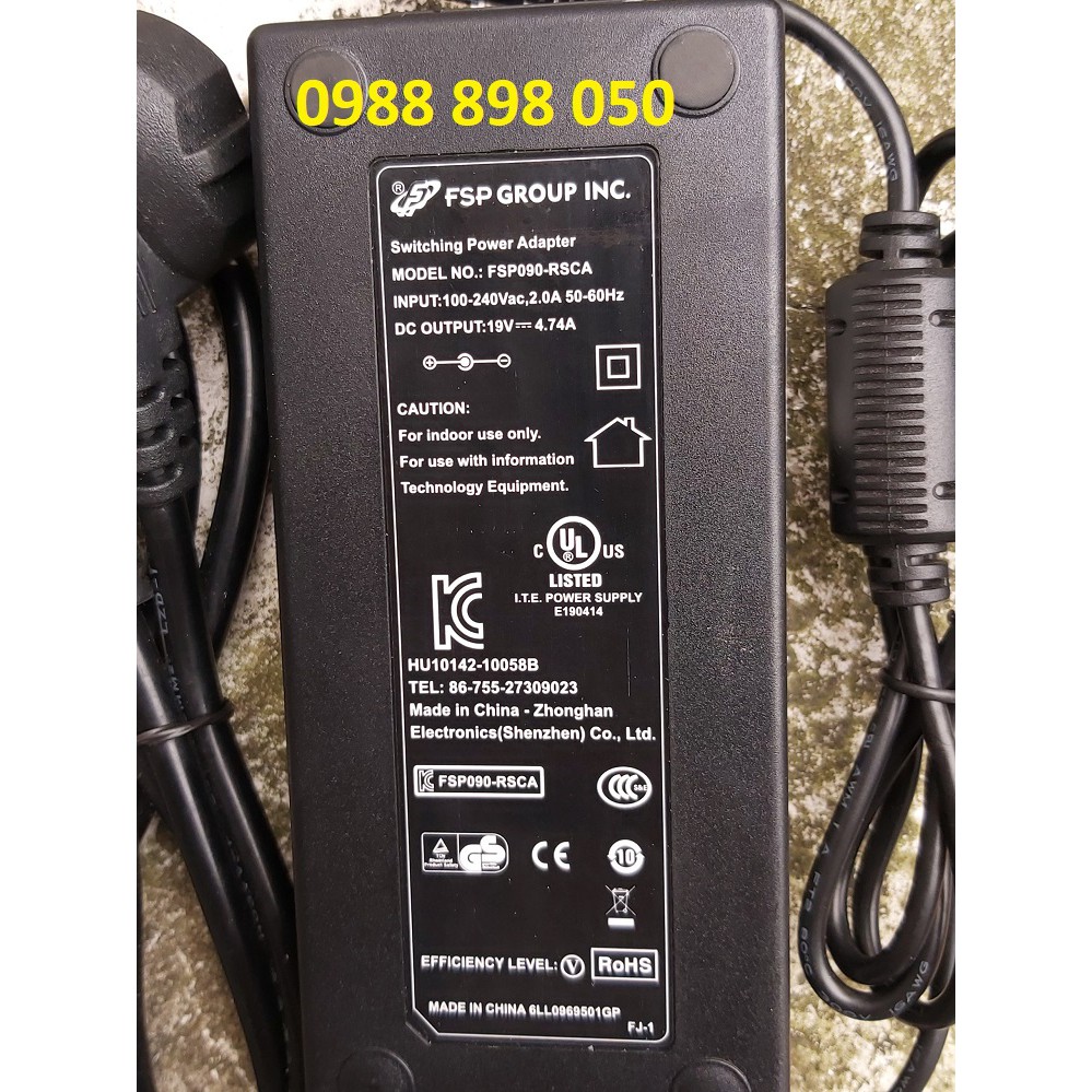 Adapter FPS 19v 4.74a 90w chính hãng