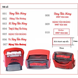 Khắc dấu TDstamp giá rẻ, khắc dấu theo yêu cầu