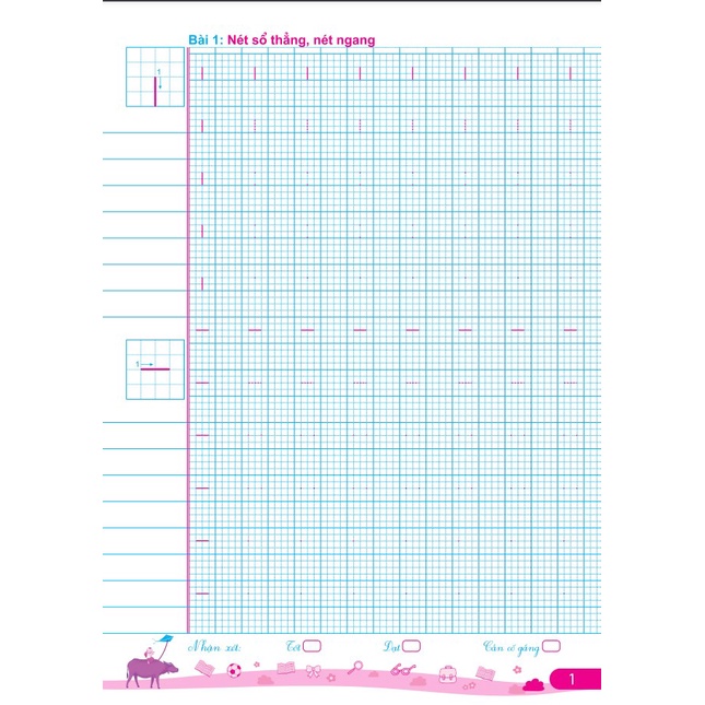 Sách - Bước đầu tập viết quyển 1 (Hành trang cho bé vào lớp 1) - Ndbooks
