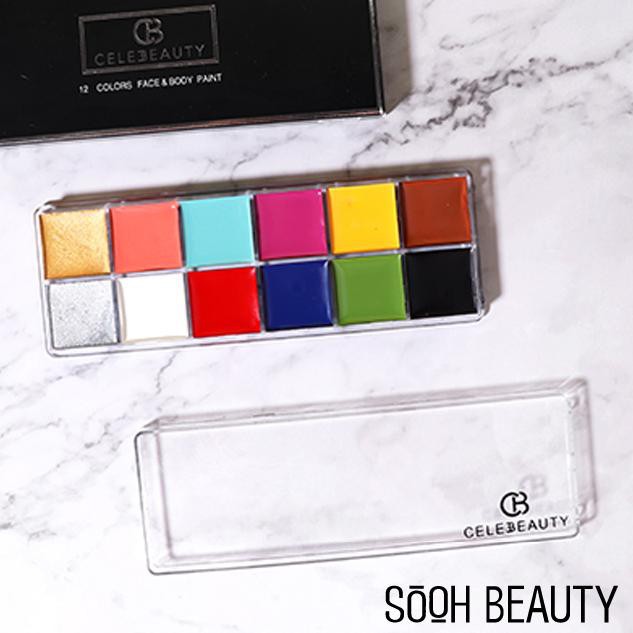 (hàng Mới Về) Bảng Màu Vẽ Cơ Thể 12 Màu Sắc Trang Điểm Dự Tiệc | BigBuy360 - bigbuy360.vn