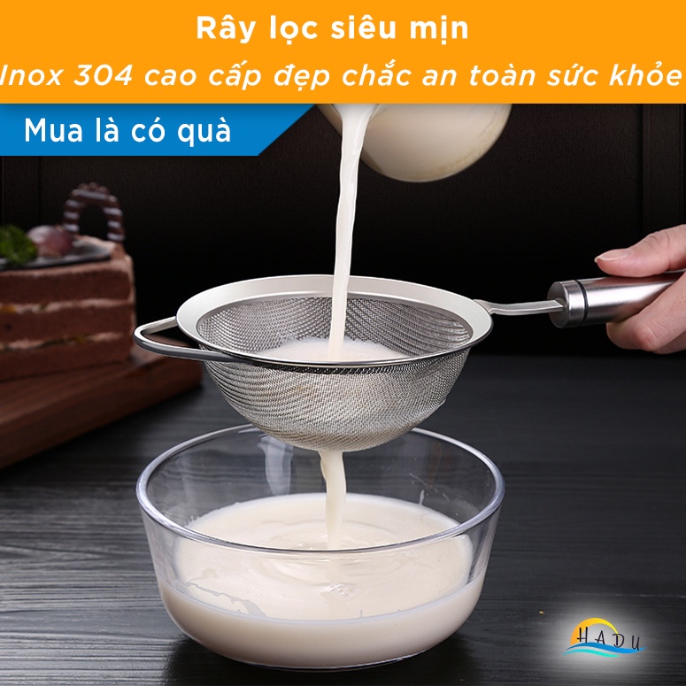 Rây Lọc Cháo Siêu Mịn Inox Sữa Hạt Yến Bột Cao Cấp Đạt Chất Lượng Đức SSGP
