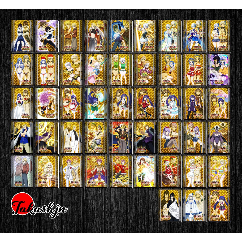 [Độc Quyền Phản Quang 7 Màu] Thẻ Bài Fairy Tail: Magic Battle Extreme - Khổ 6.3 cm x 9 cm
