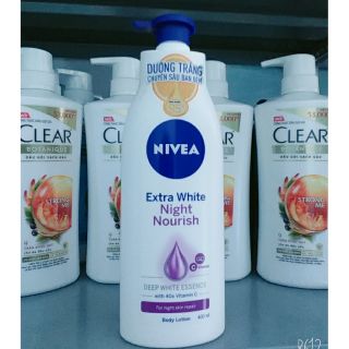 Sữa dưỡng thể giúp săn da, dưỡng trắng Nivea ban đêm