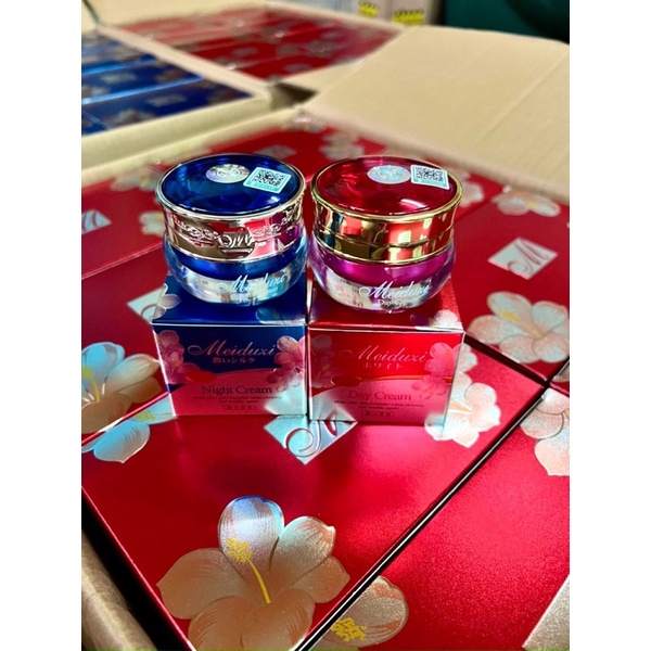 Kem meiduzi Nhật Bản Tem Vuông chuẩn chính hãng dưỡng trắng tái tạo da xoá mờ thâm nám tàn nhàng ( HÀNG CHUẨN - Roses200