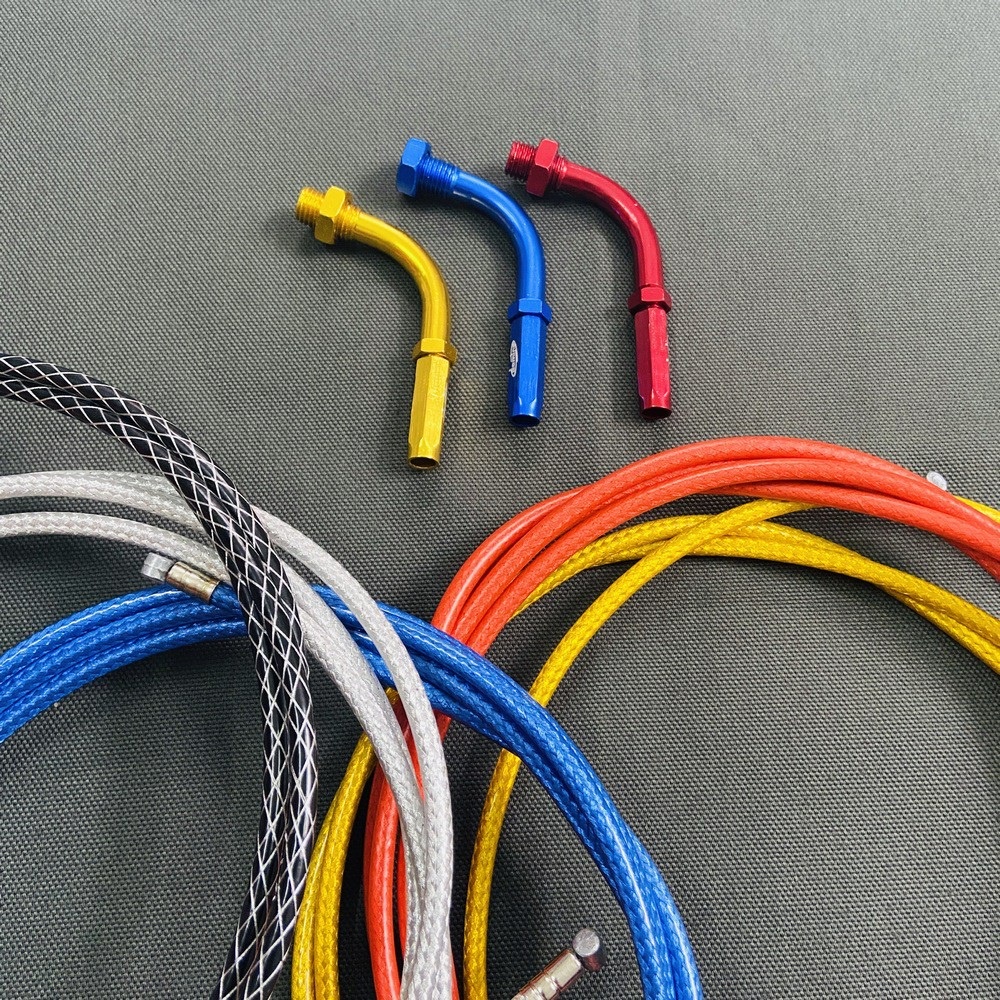 DÂY GA XE MÁY THÁI VÀ ÓNG GA NHÔM GẮN CÙM GA (NHIỀU MÀU LỰA CHỌN)