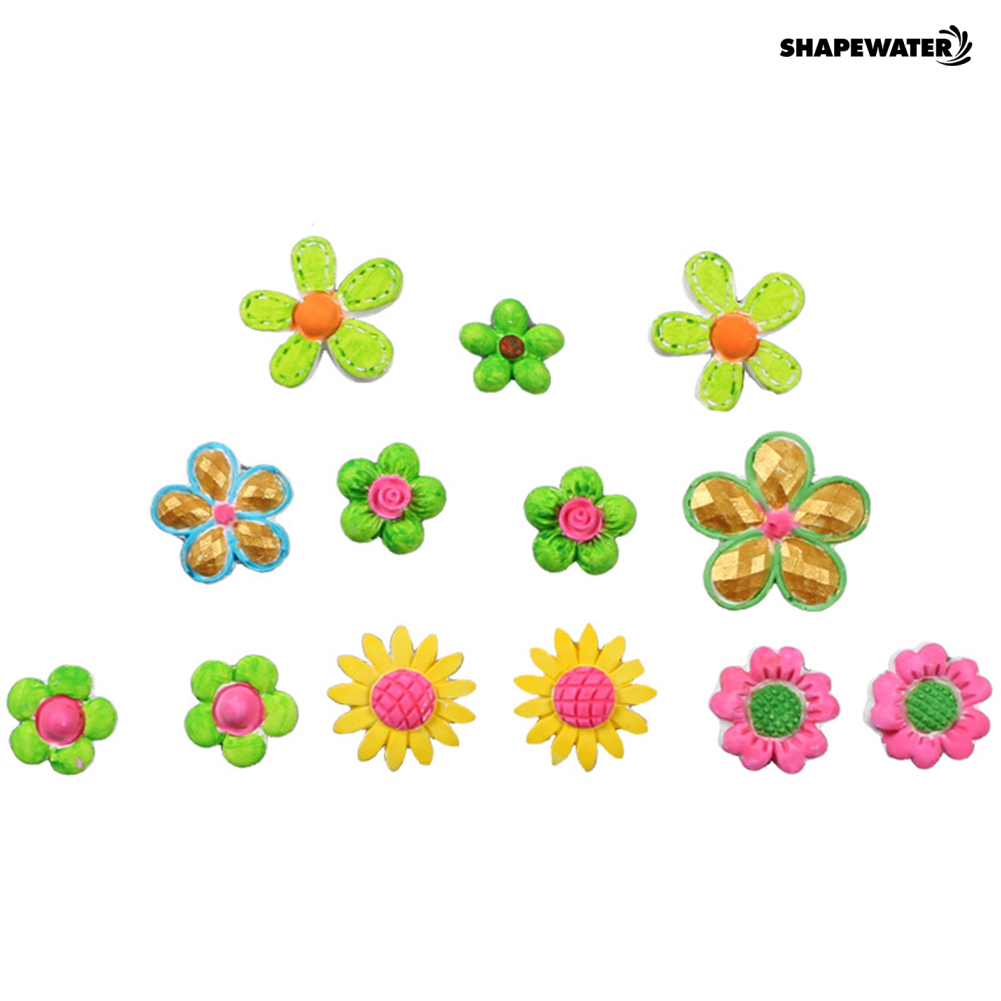 Khuôn Silicon Làm Bánh / Xà Phòng / Đất Sét Hình Hoa Dễ Thương DIY