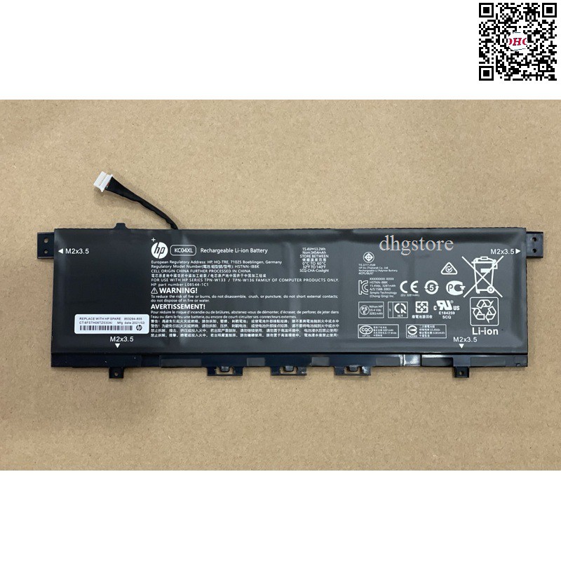 Pin laptop HP Envy X360 13-AG, 13M-AQ 13-AH, 13-AR, HSTNN-DB8P, KC04XL, HSTNN-IB8K