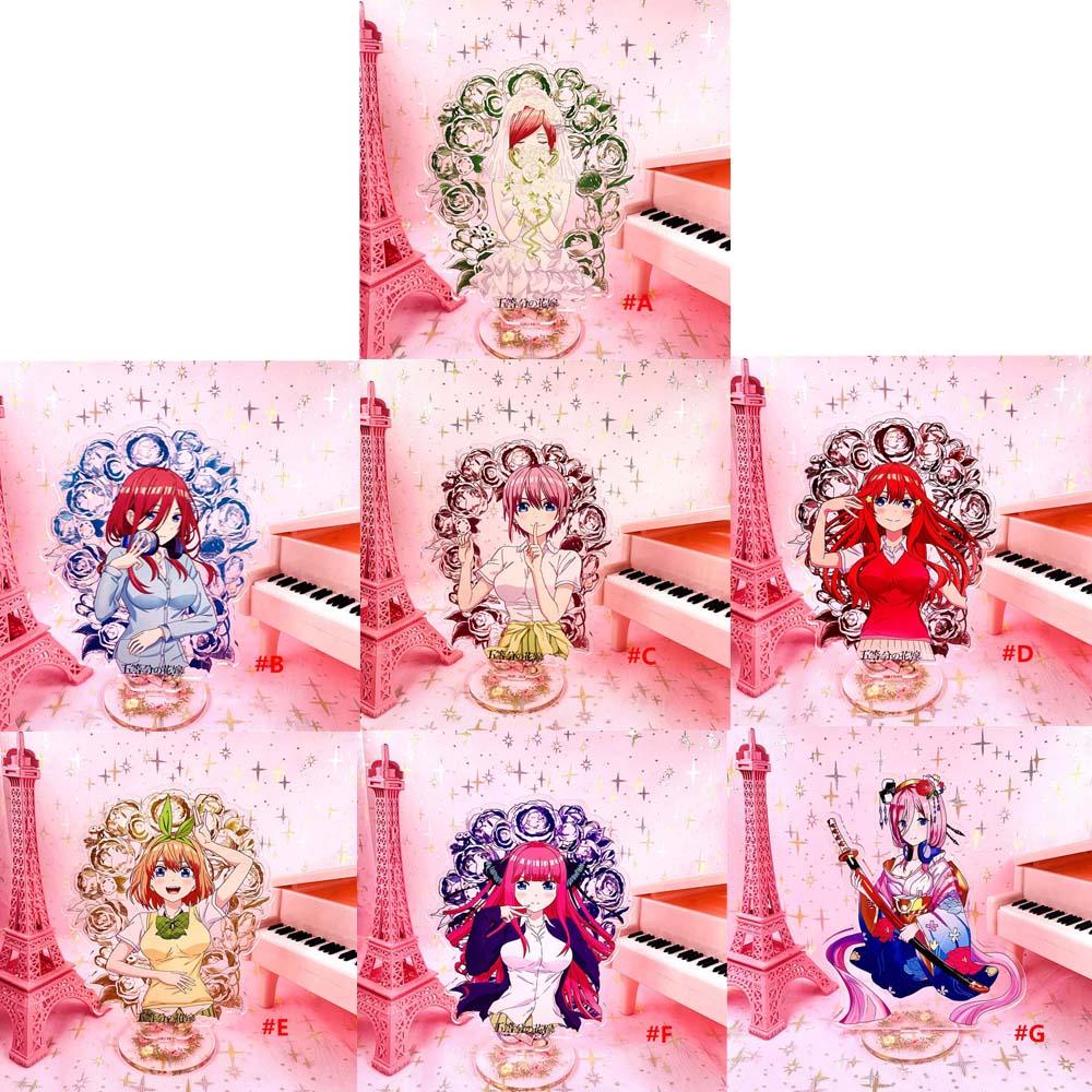 Lilyes Mô Hình Nhân Vật Anime Nakano Miku Thời Trang Bằng Acrylic Có Giá Đỡ Để Bàn Trang Trí