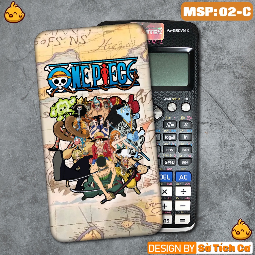 Miếng decal dán máy tính Casio bỏ túi fx-570, fx-580, fx880, Casio, Vinacal,... hình Đảo Hải Tặc Team MSP: 02