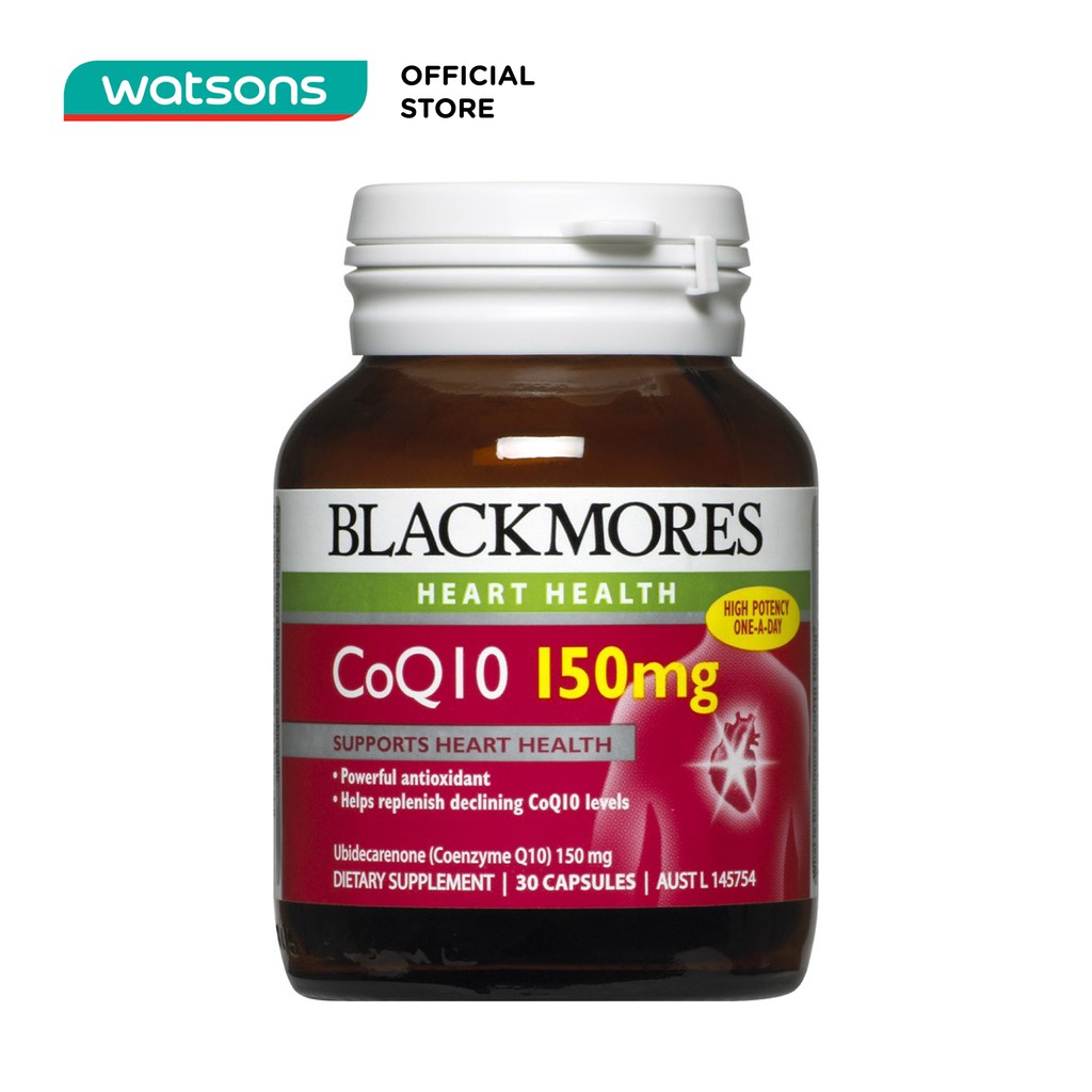 Thực Phẩm Bảo Vệ Sức Khỏe Blackmores CoQ10 150mg 30 Viên