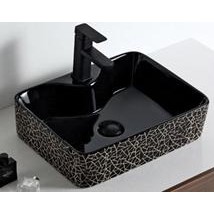 Chậu rửa mặt lavabo đặt bàn da báo hàng chính hãng bảo hành 10 năm men sứ .